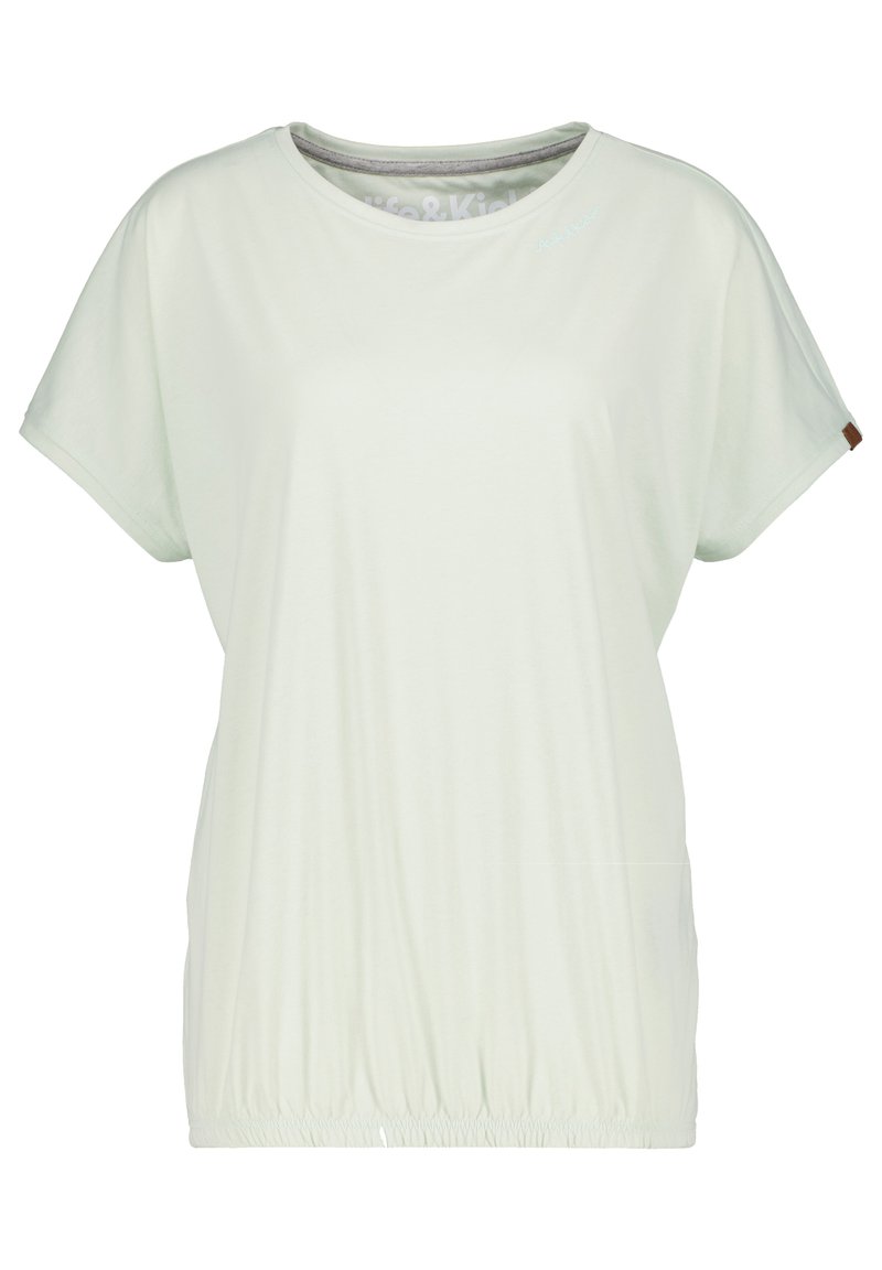 alife & kickin T-shirt basic groen gemêleerd alife & kickin T-shirt basic groen gemêleerd