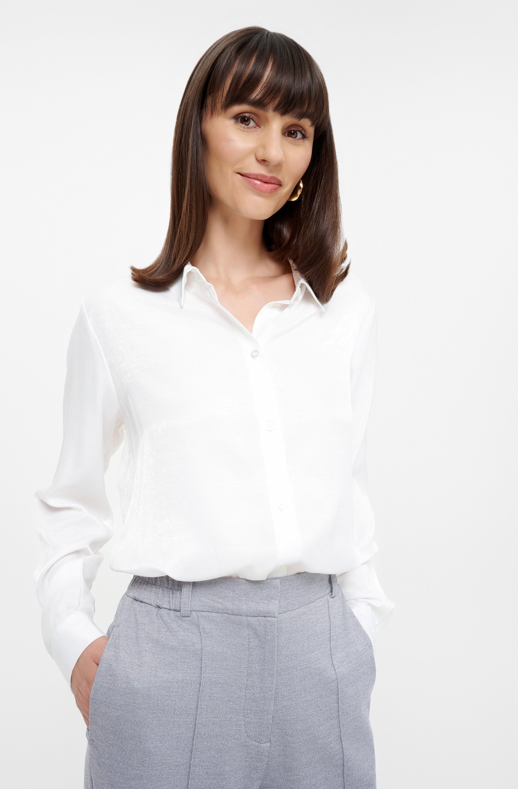 Button Down Zalando Blusas Y Tops Greenpoint Blusa Off White/crema