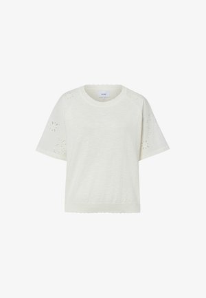 Nümph, NÜMPH STRICK-SHIRT NUSIFFA - T-shirt basique - ecru
