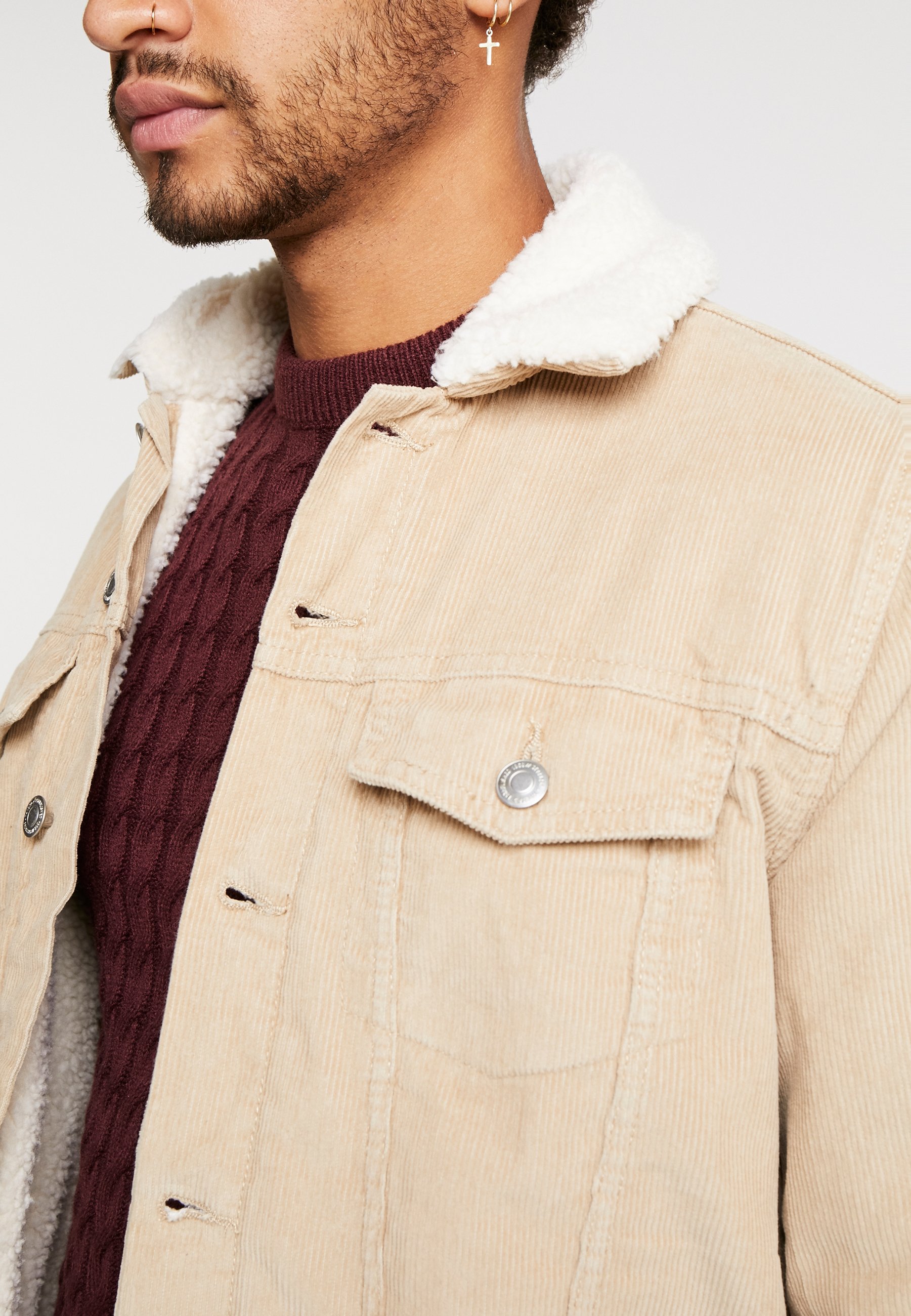 New Look BORG WESTERN Lett jakke ecru Zalando.no New Look BORG WESTERN Lett jakke ecru Zalando.no