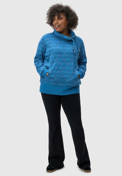 Sweat à Capuche Femme Ragwear - Bleu Marine, Col Vachette - Taille S - Occasion Très Bon état