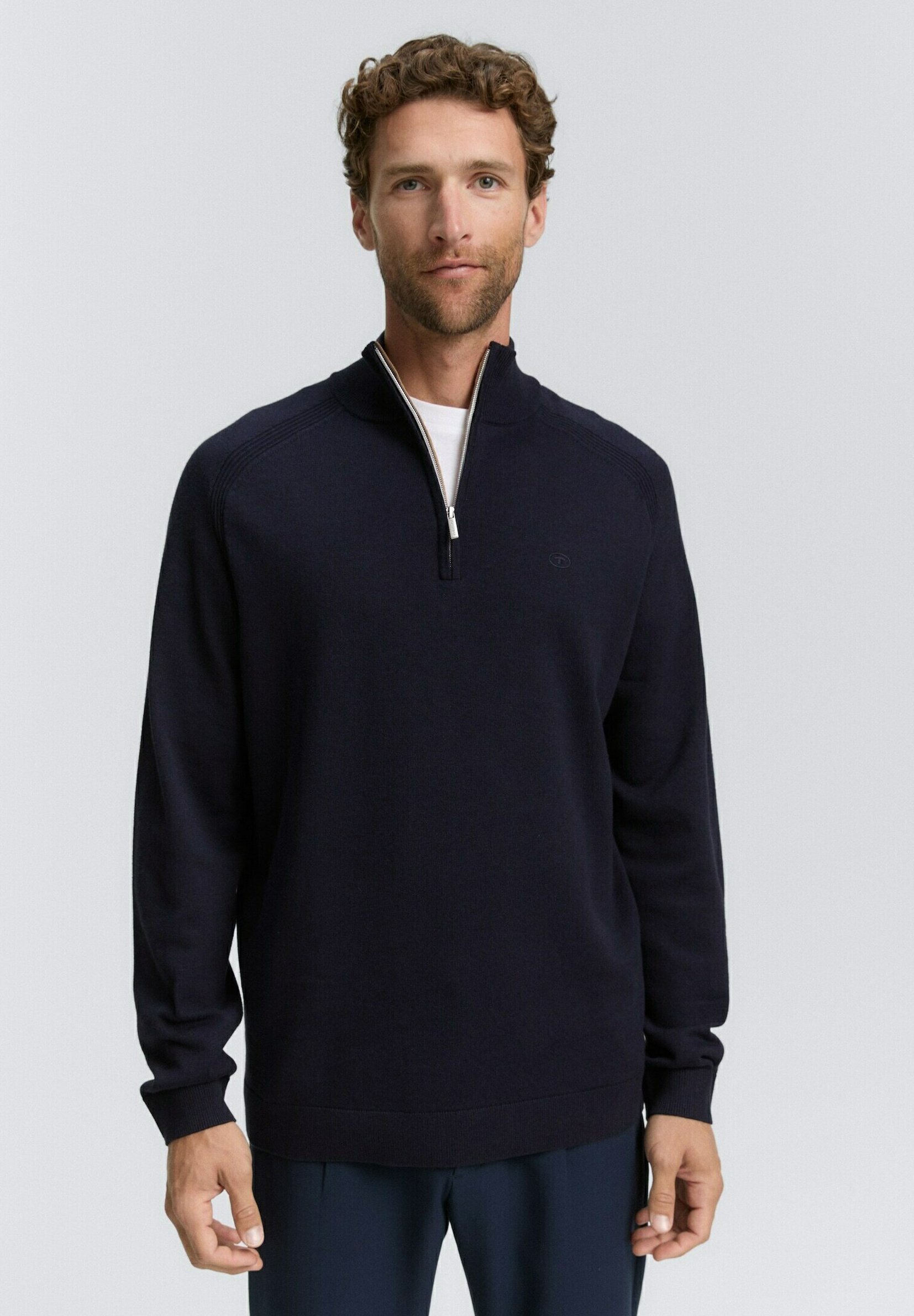 Maglione Uomo Blu Tom Tailor Pullover Crew In Blau Kaufen | 36295 - 6