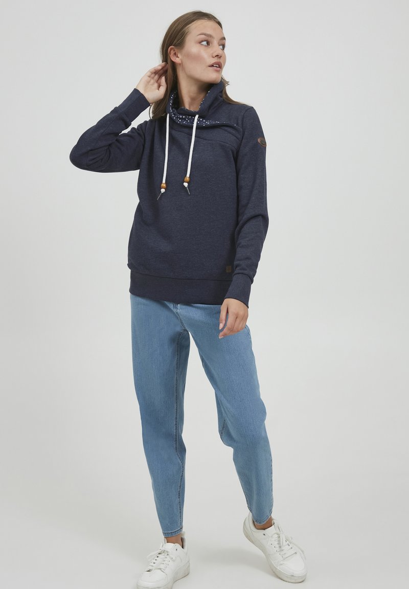 Damen Sweatshirts | Oxmo OXUDINE Sweatshirt total eclipse melange/blau - WM44687 Damen Sweatshirts | Oxmo OXUDINE Sweatshirt total eclipse melange/blau - WM44687
