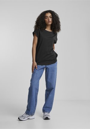 Urban Classics, LOOSE FIT EXTENDED SHOULDER COTTON T-SHIRT - T-shirt basique - black