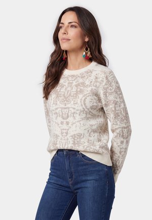 usha, Maglione - brown multicolor