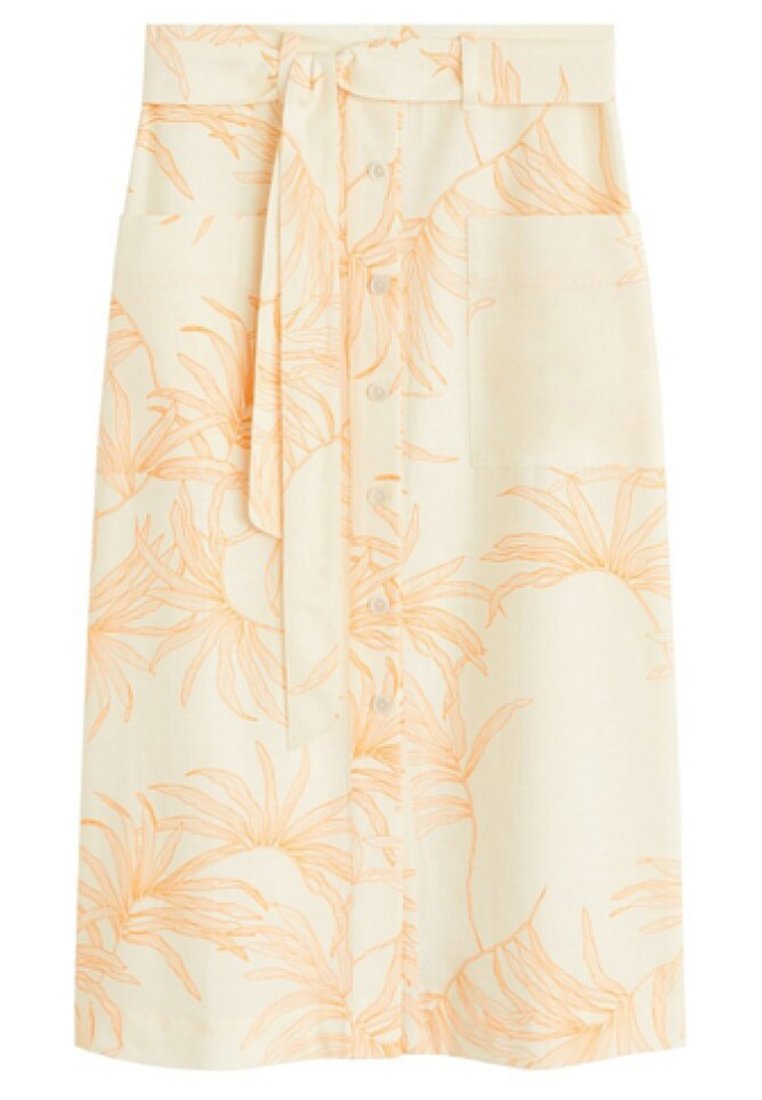 Mango A-lijn rok crème Mango A-lijn rok crème