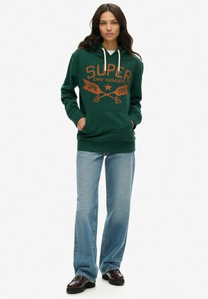 Superdry & Co OUTDOOR GRAPHIC - Hoodie - bengreen marl
