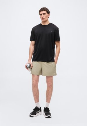 Pier One Sport 2 PACK ESSENTIAL T-SHIRT - Basic póló - black/dark blue