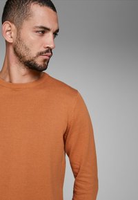 Jack & Jones JJEBASIC CREW NECK NOOS - Strickpullover - ochre