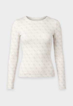 Guess, BOAT TEODORA ALLOVER - Блуза с дълги ръкави - cream white