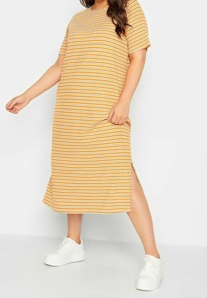 Robe en jersey - orange