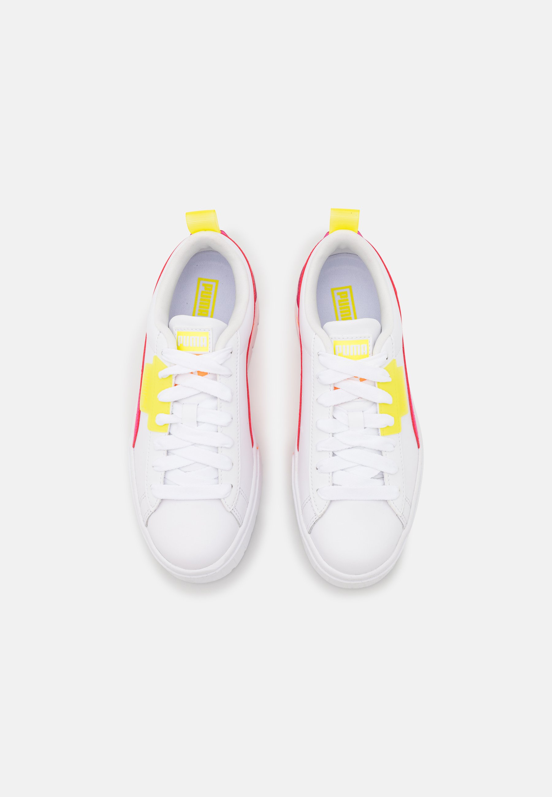 Puma MAYZE CLIGHTS - Sneakers basse - white/beetroot purple/bianco - Zalando