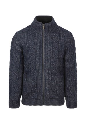 CABLE ZIP - Vest - navy