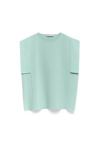 WITH SIDE PANELS - T-shirt con stampa - sea water green