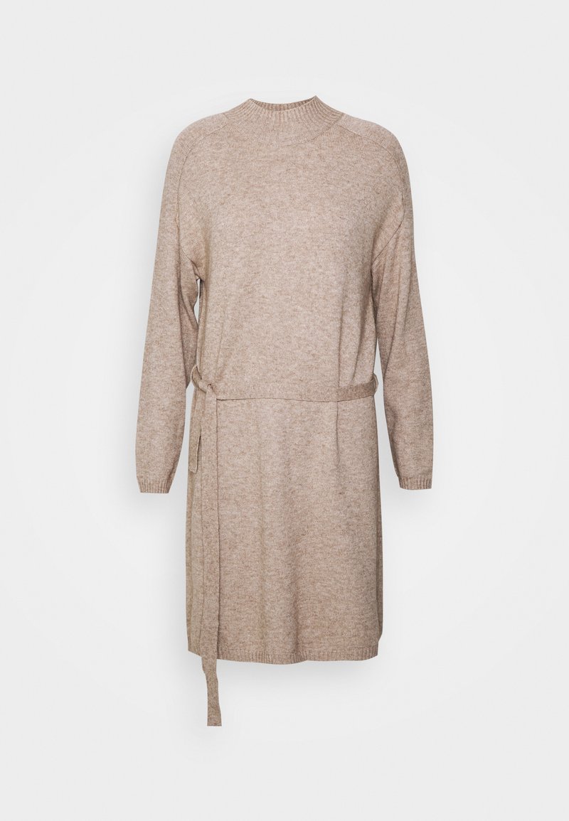 Only Gebreide jurk beige Only Gebreide jurk beige