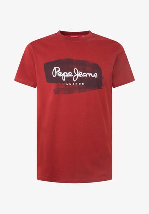 SETH - T-shirt z nadrukiem - burnt red