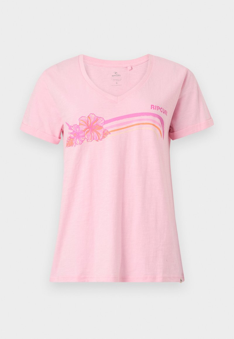 Rip Curl MOLOKAÏ TEE - T-shirt med print - soft pink hawaii/ljusrosa ...