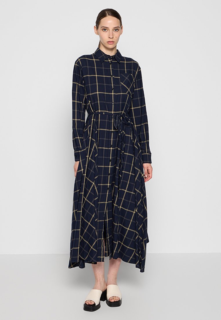 ASPESI Blousejurk blauw