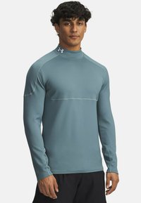 COLD WEATHER GRID - Langarmshirt - jasper blue