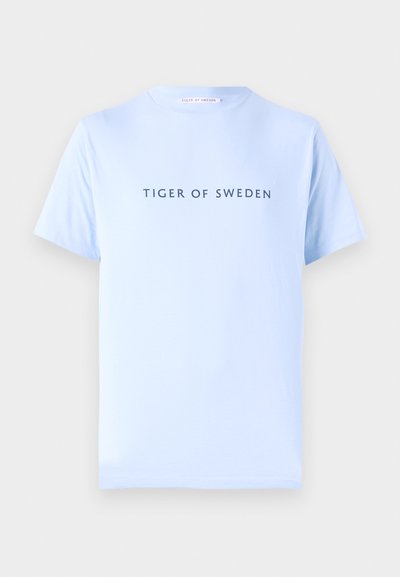 Tiger of Sweden DILLAN - T-shirt estampada - light blue