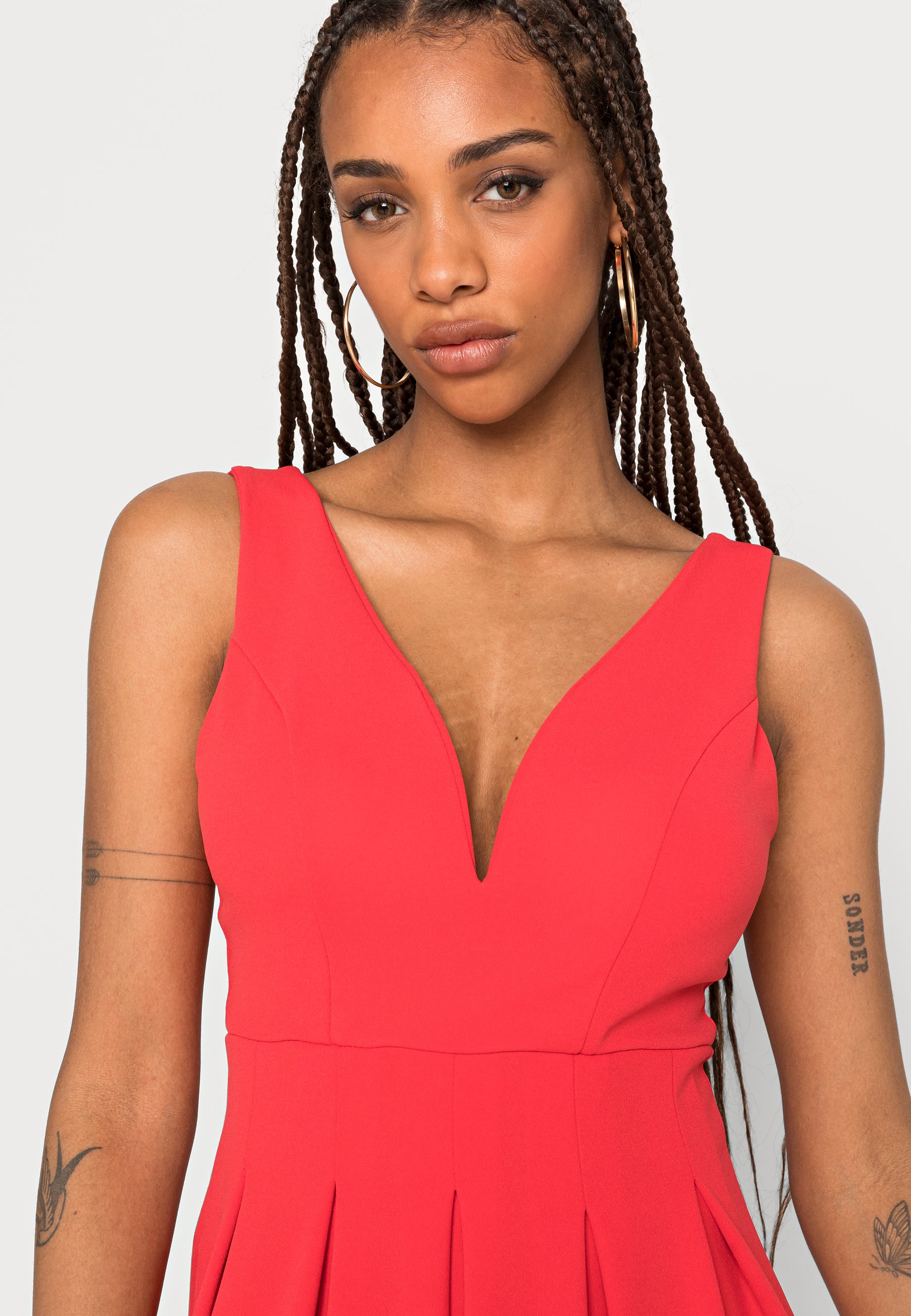WAL G. PLEATED FIT AND FLARE - Cocktail 