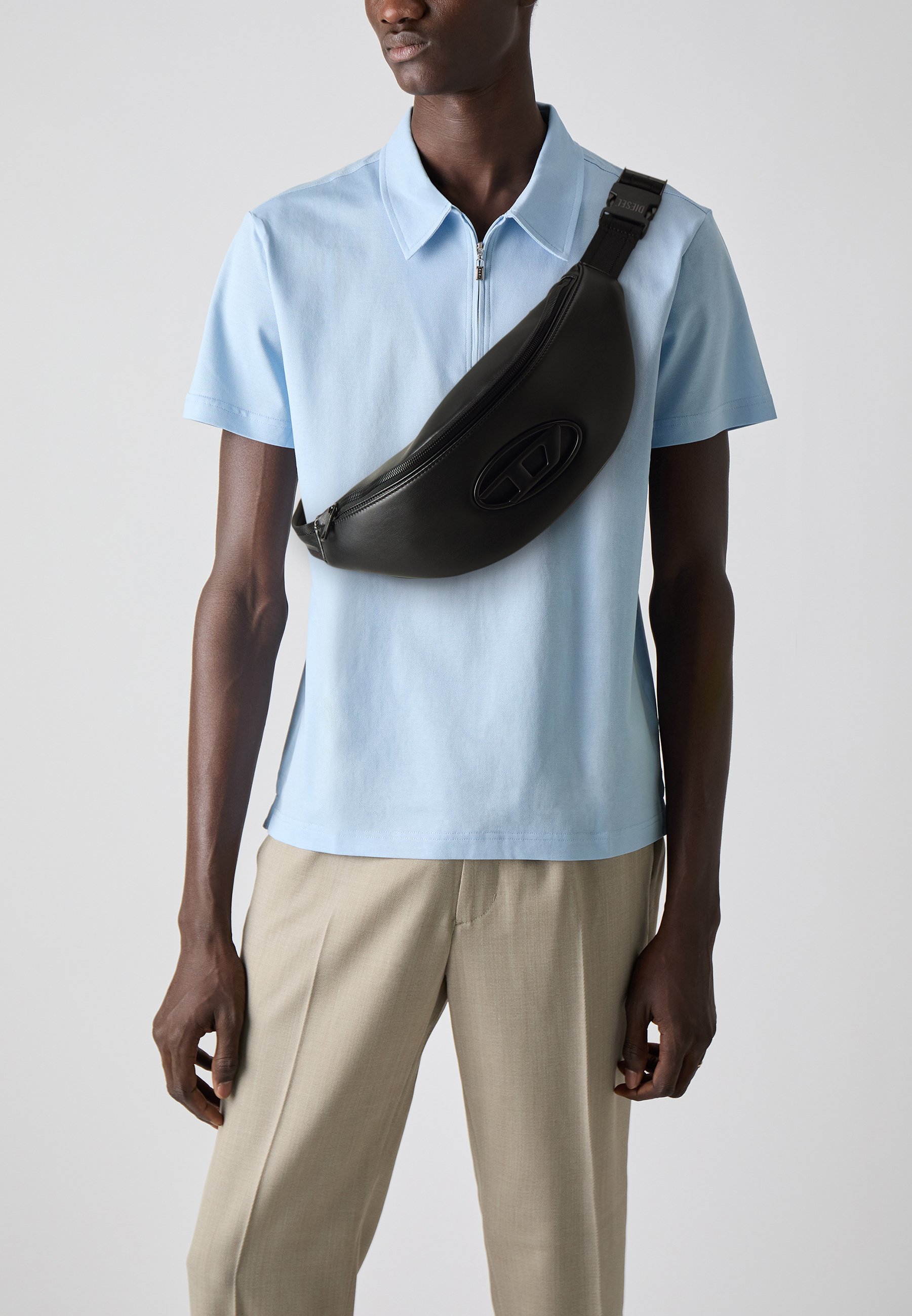 Diesel HOLI-D BELT BAG UNISEX - Bum bag - black - Zalando.co.uk