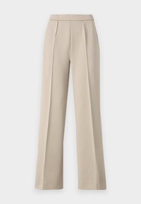 TECHNICAL WIDE LEG PANT - Trousers - aluminum