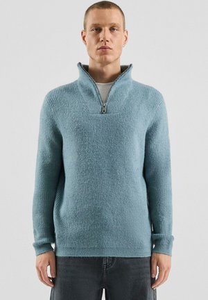 PULLOVER - Strickpullover - pastelltürkis