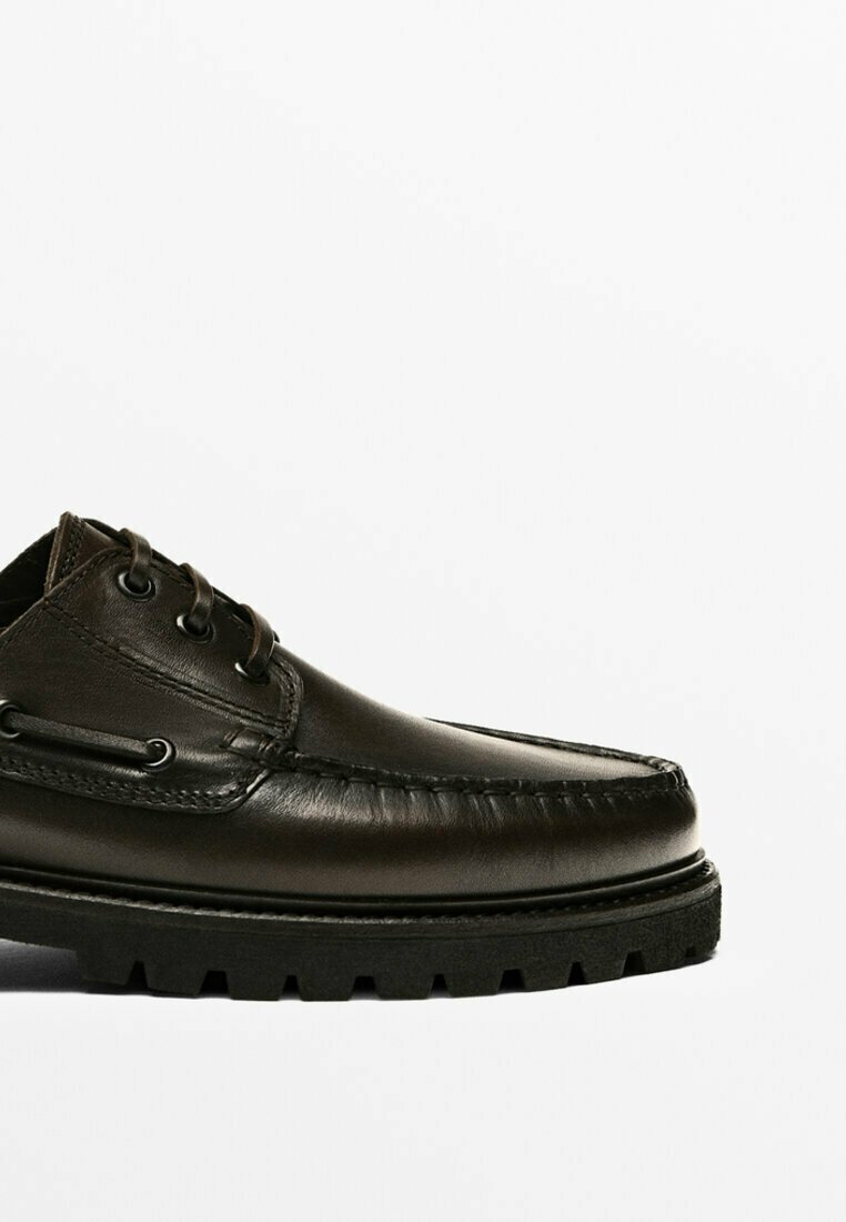 Massimo Dutti MIT PROFIL - Scarpe senza lacci - brown/marrone - Zalando.it