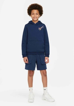 Felpa con cappuccio - blu