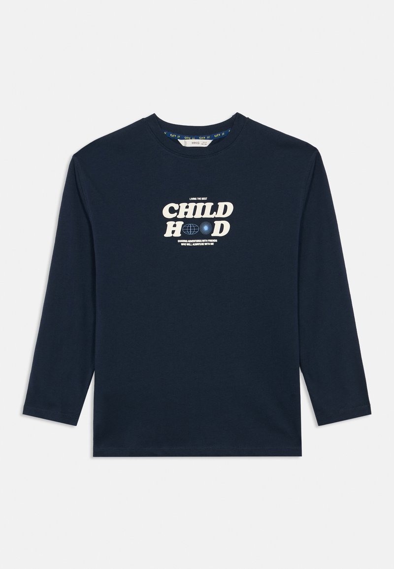 Mango Kids Longsleeve donkerblauw