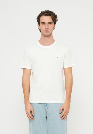 MONOLOGO 3 PACK - T-shirt basic - bright white/black/grey heather