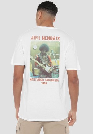 JIMI HENDRIX - CALIFORNIA BACK - Print T-shirt - white