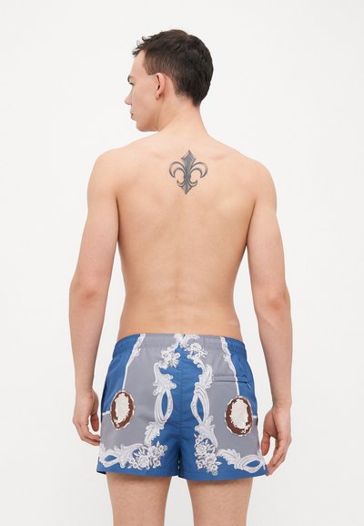Versace SWIMWEAR - Short de bain - stone blue/dark grey