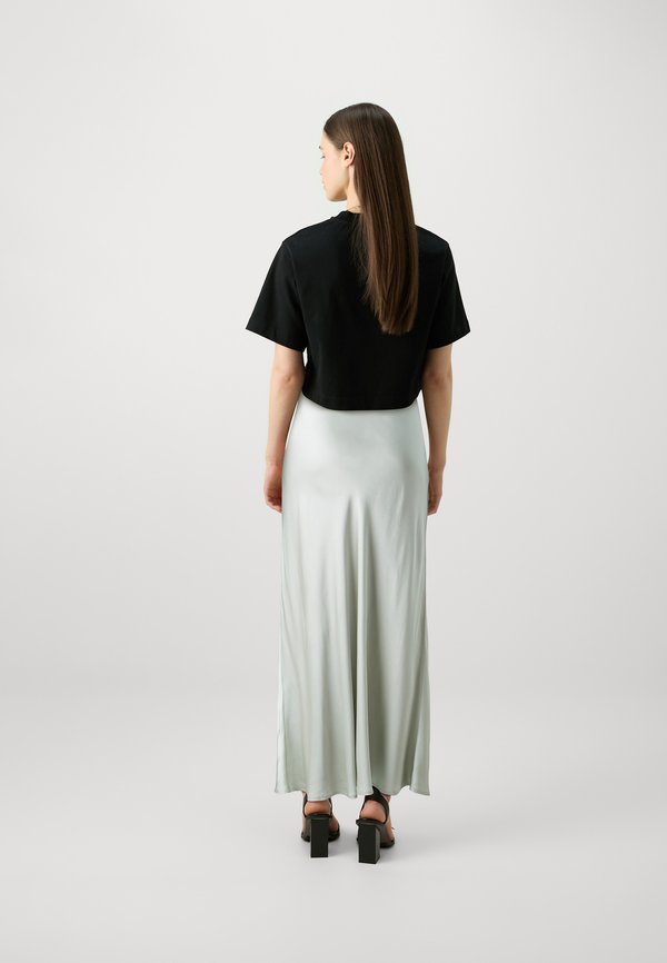 CLEO - Maxi skirt - mineral gray2