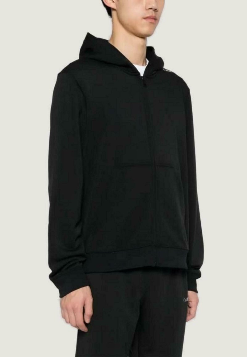 CK Calvin Klein Felpa con zip - black