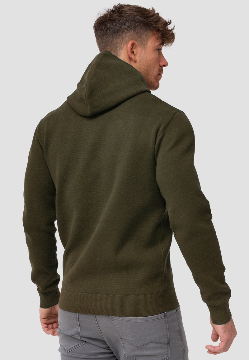 INDICODE JEANS LONGVIEW Hoodie army/dark green - Main Image