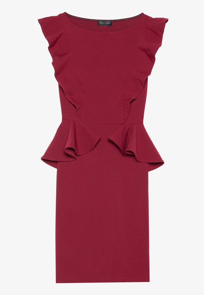 Anna Field Etui-jurk bordeauxrood Anna Field Etui-jurk bordeauxrood
