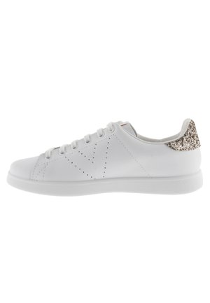 Baskets basses - blanc rose doré