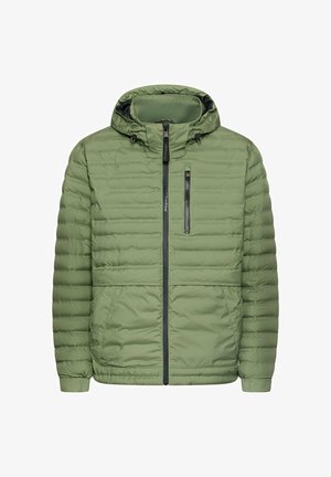 camel active, TEXXXACTIVE© STEPPJACKE MIT ABNEHMBARER KAPUZE - Winterjacke - leaf green