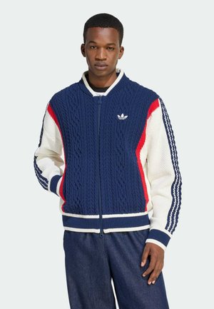 WICONS  - Chaqueta de punto - night indigo off white better scarlet