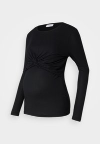 MLANLI JUNE - Majica z dolgimi rokavi - black