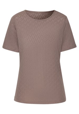 KURZARM - T-Shirt print - taupe