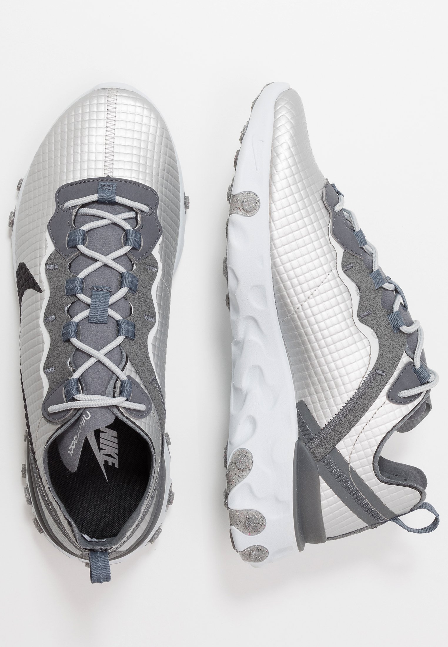 REACT ELEMENT 55 Sneakers laag metallic silverblackpure platinumdark grey REACT ELEMENT 55 Sneakers laag metallic silverblackpure platinumdark grey