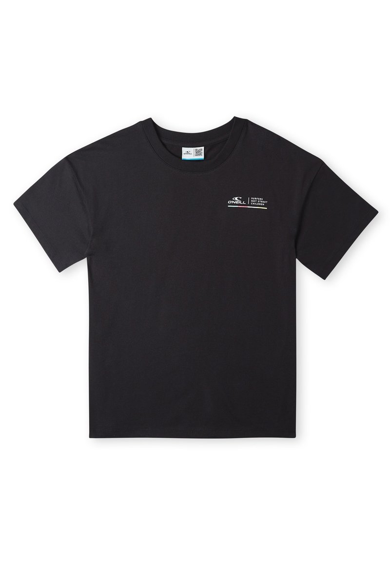 O’Neill T-shirt print gemêleerd zwart