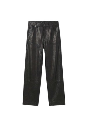 AllSaints, MANTA - Кожени панталони - black