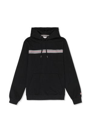 APPAREL DIECIMO REGULAR HERITAGE TAPE - Sweat à capuche - black