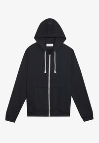 Majica s kapuljačom i patentnim zatvaračem - black