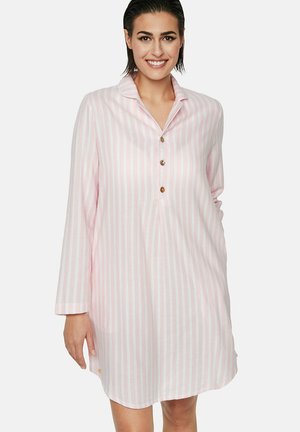 MANCHES LONGUES OXFORD - Nachtjapon - rose
