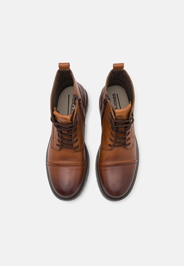 JFWTREMOR BOOT - Lace-up ankle boots - cognac2